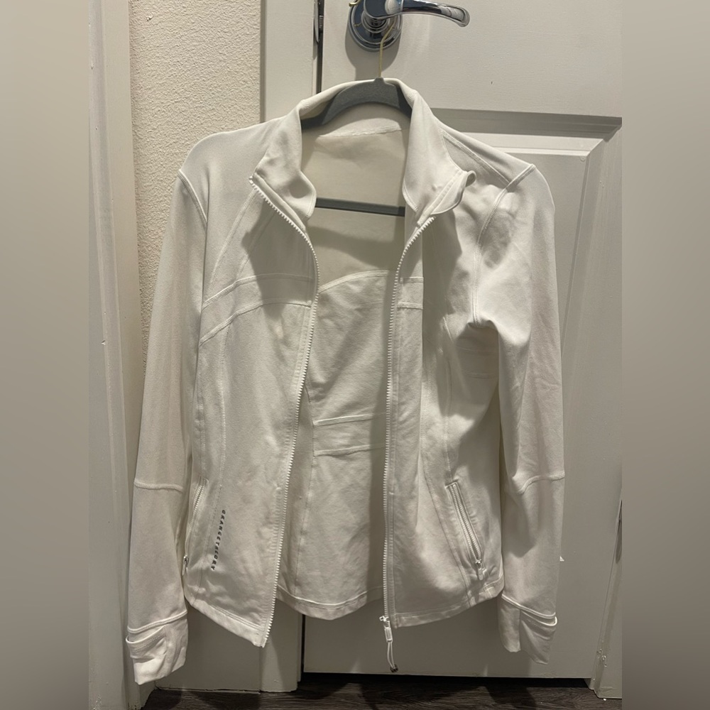 Lululemon Orangetheory White Zip Up